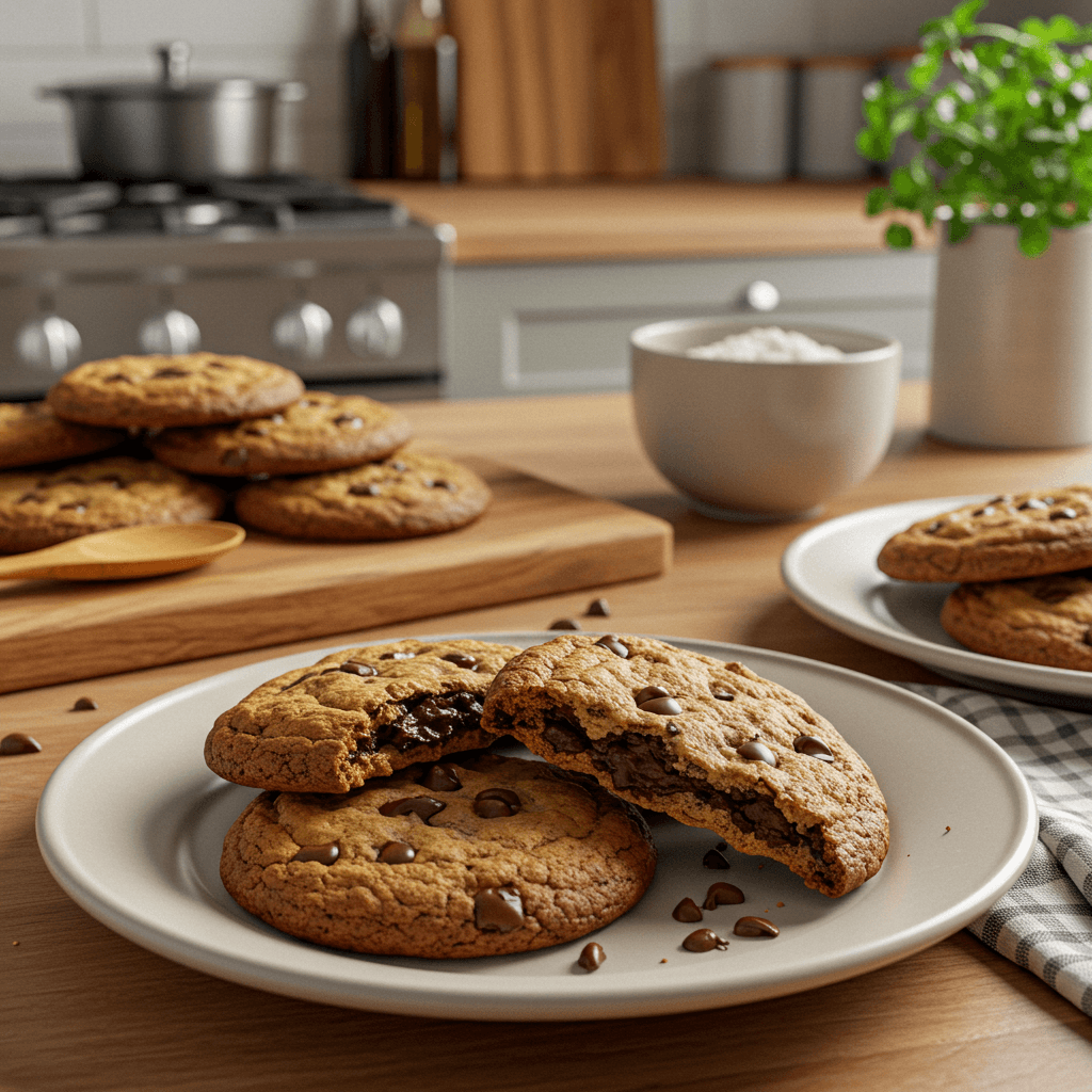 Decadent Mis-know Chewy Chocolate Chip Cookies
