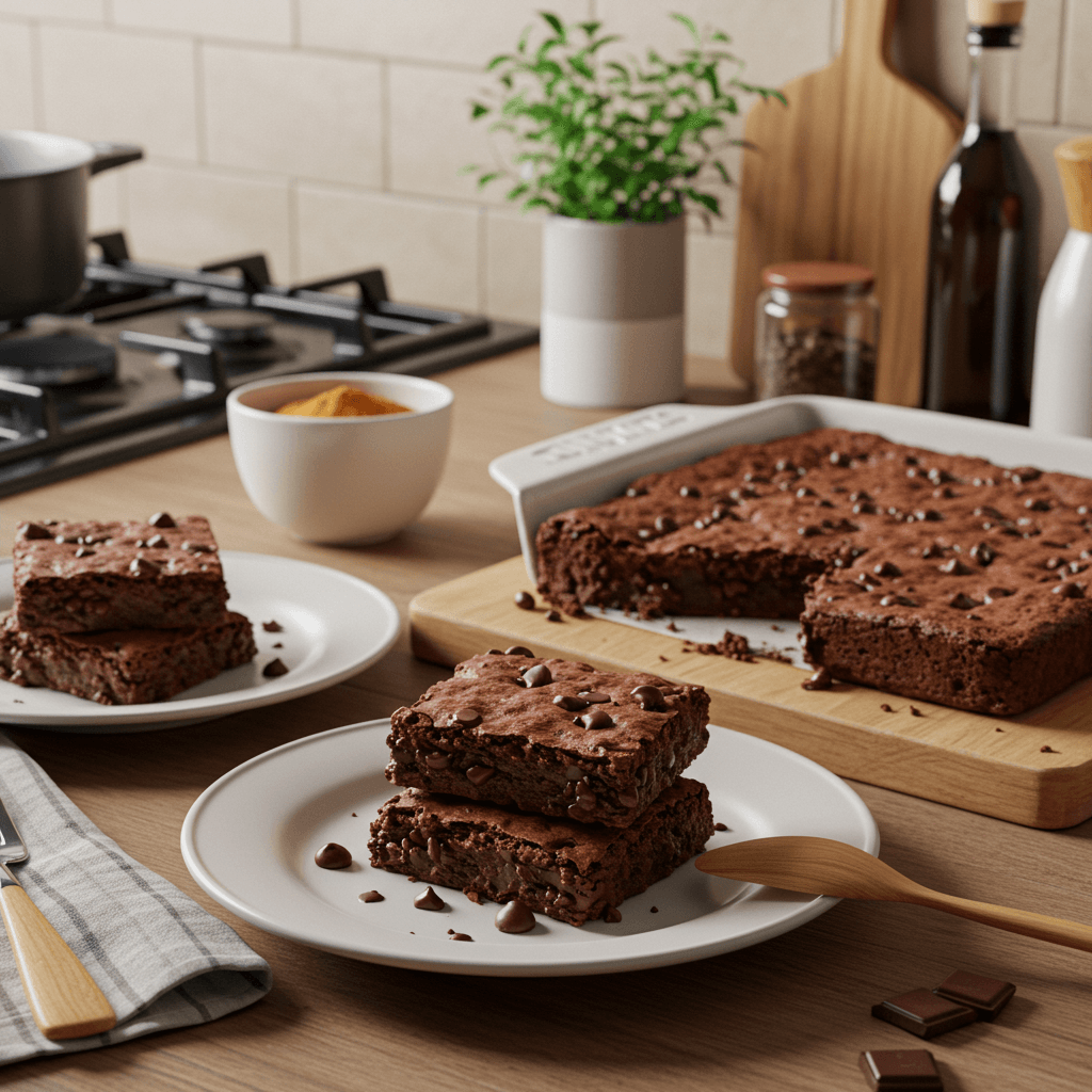Decadent Oven-Baked Chocolate Chip Brownies