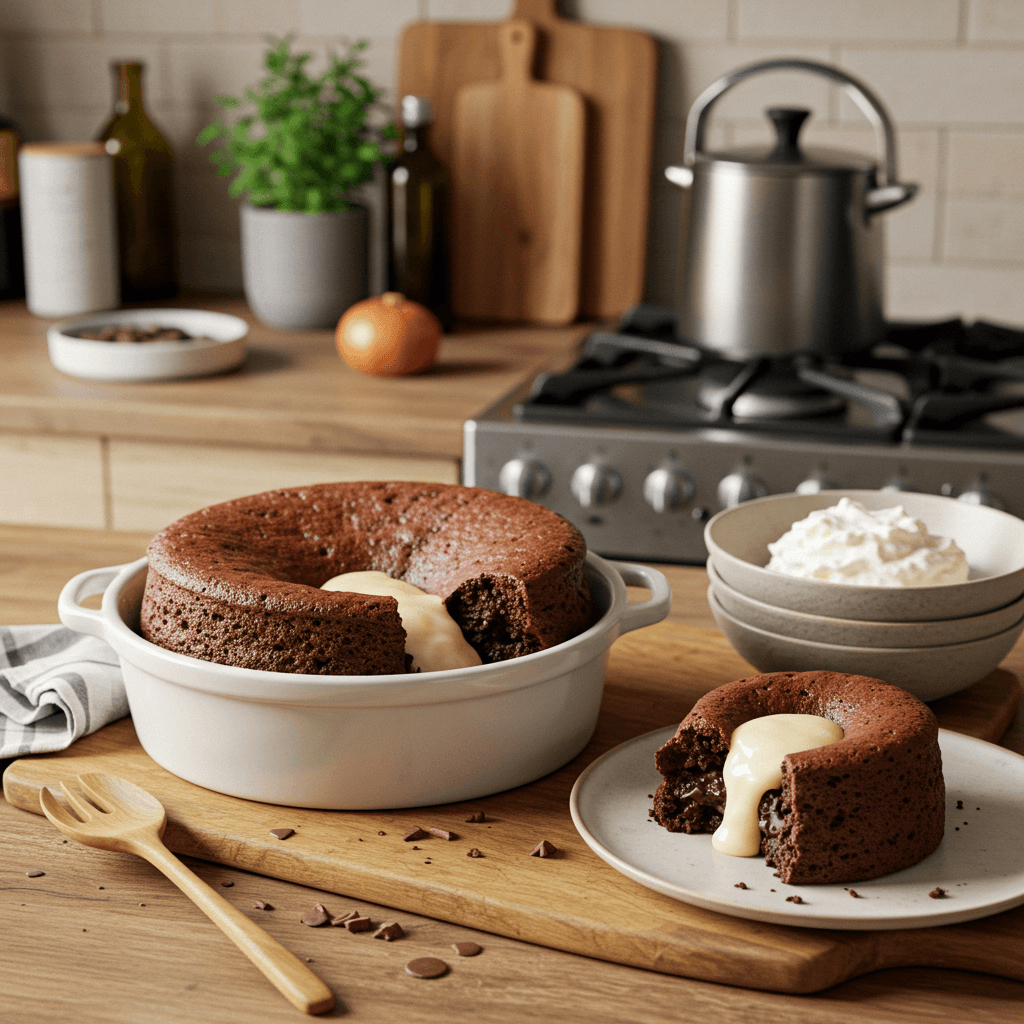 Decadent Oven-Baked Chocolate Soufflé