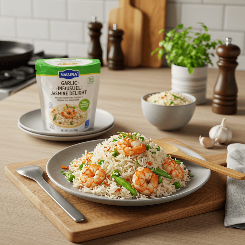 Garlic-Infused Jasmine Rice Delight