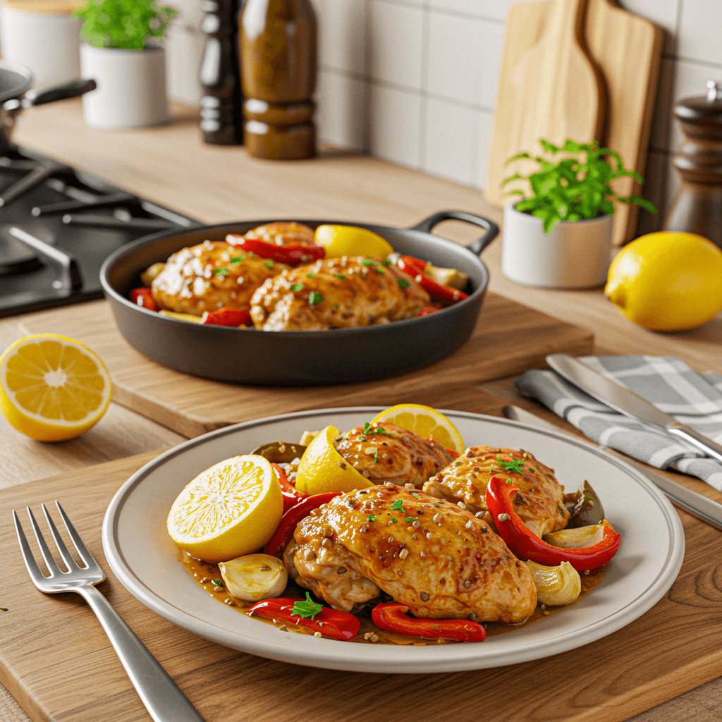 Garlic Lemon Paprika Chicken Delight