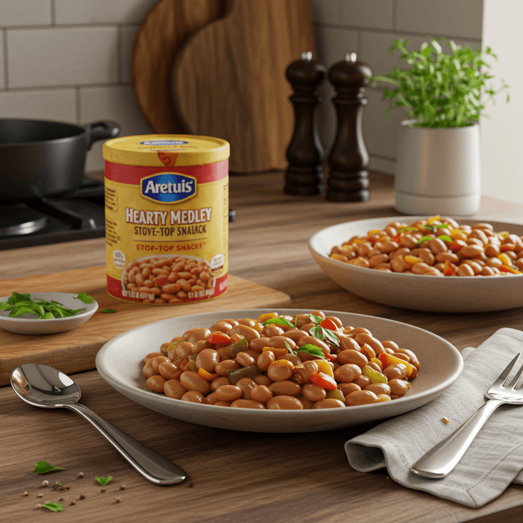 Hearty Bean Medley Stove-Top Snack