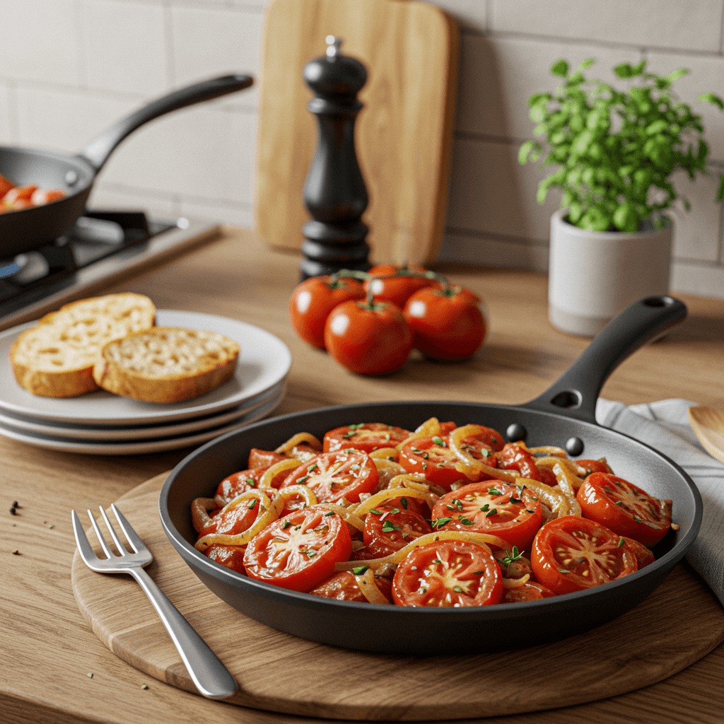 Hearty Tomato and Onion Skillet