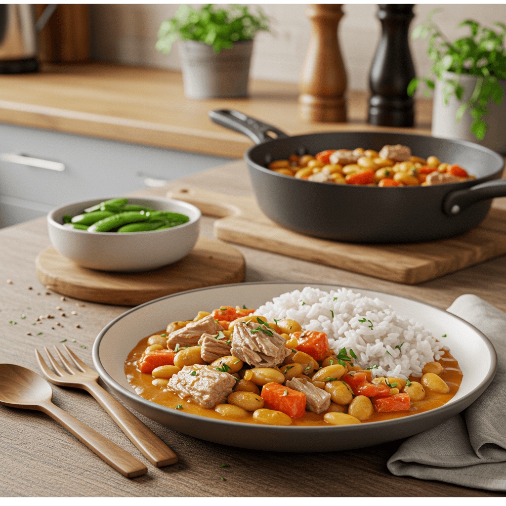 Hearty Tuna and Butter Bean Stew