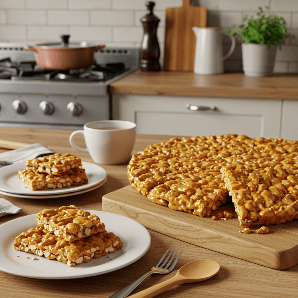 Irresistible Microwave Peanut Brittle