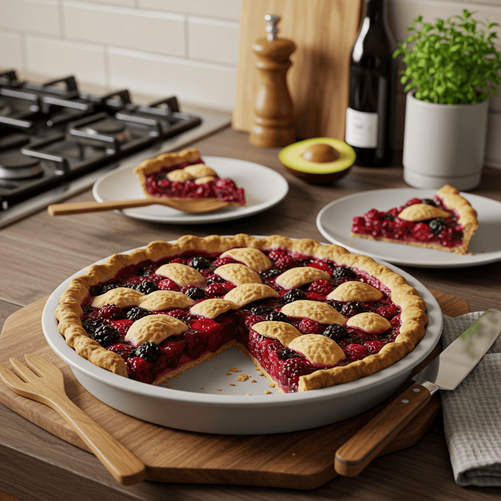 Irresistible Mixed Berry Pie with a Flaky Crust