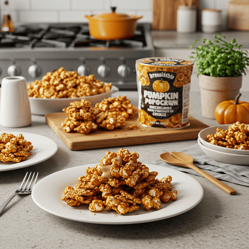 Irresistible Pumpkin Spice Popcorn Crunch