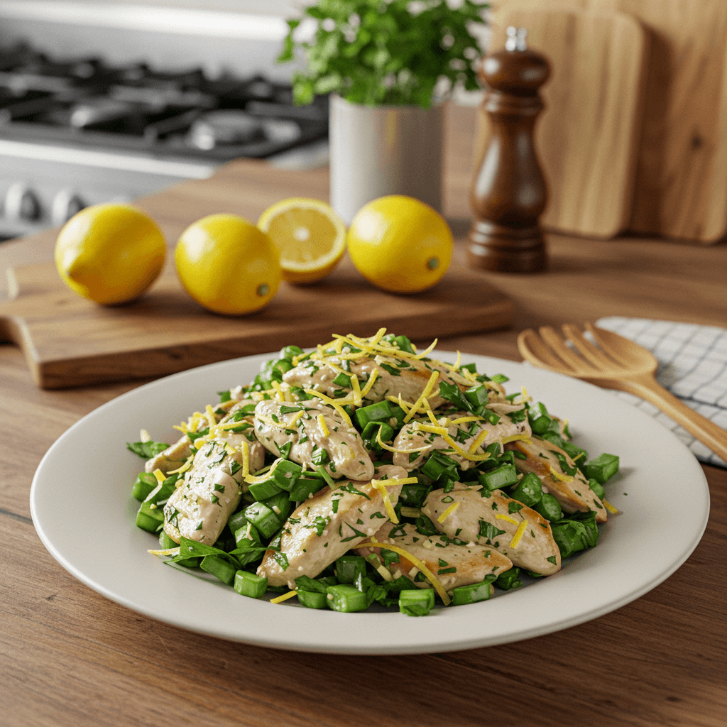 Italian Parsley and Lemon Zest Chicken Salad