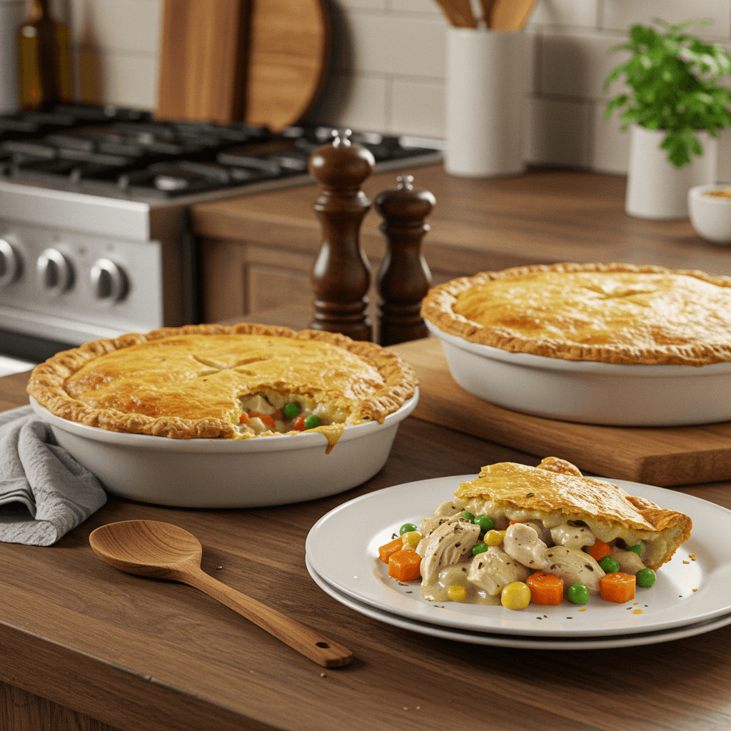 Oven-Baked Chicken Pot Pie with Buttery Crust