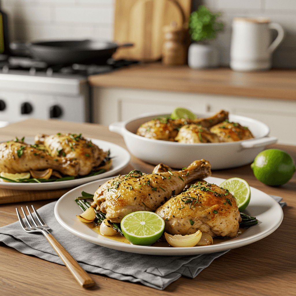Oven-Roasted Herb Lime Chicken