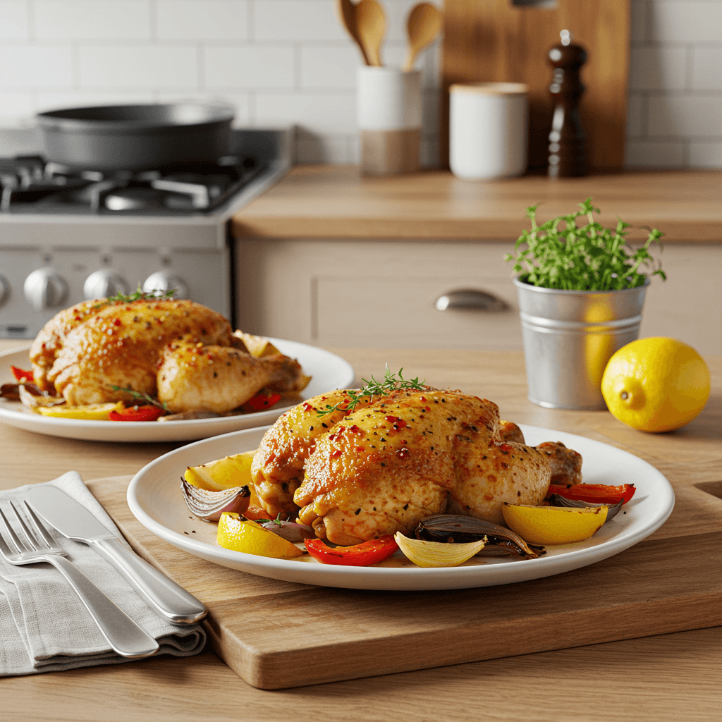 Oven-Roasted Lemon Paprika Chicken