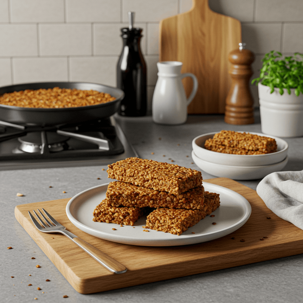 Protein-Packed Power Bars: A Stove-Top Snack Delight