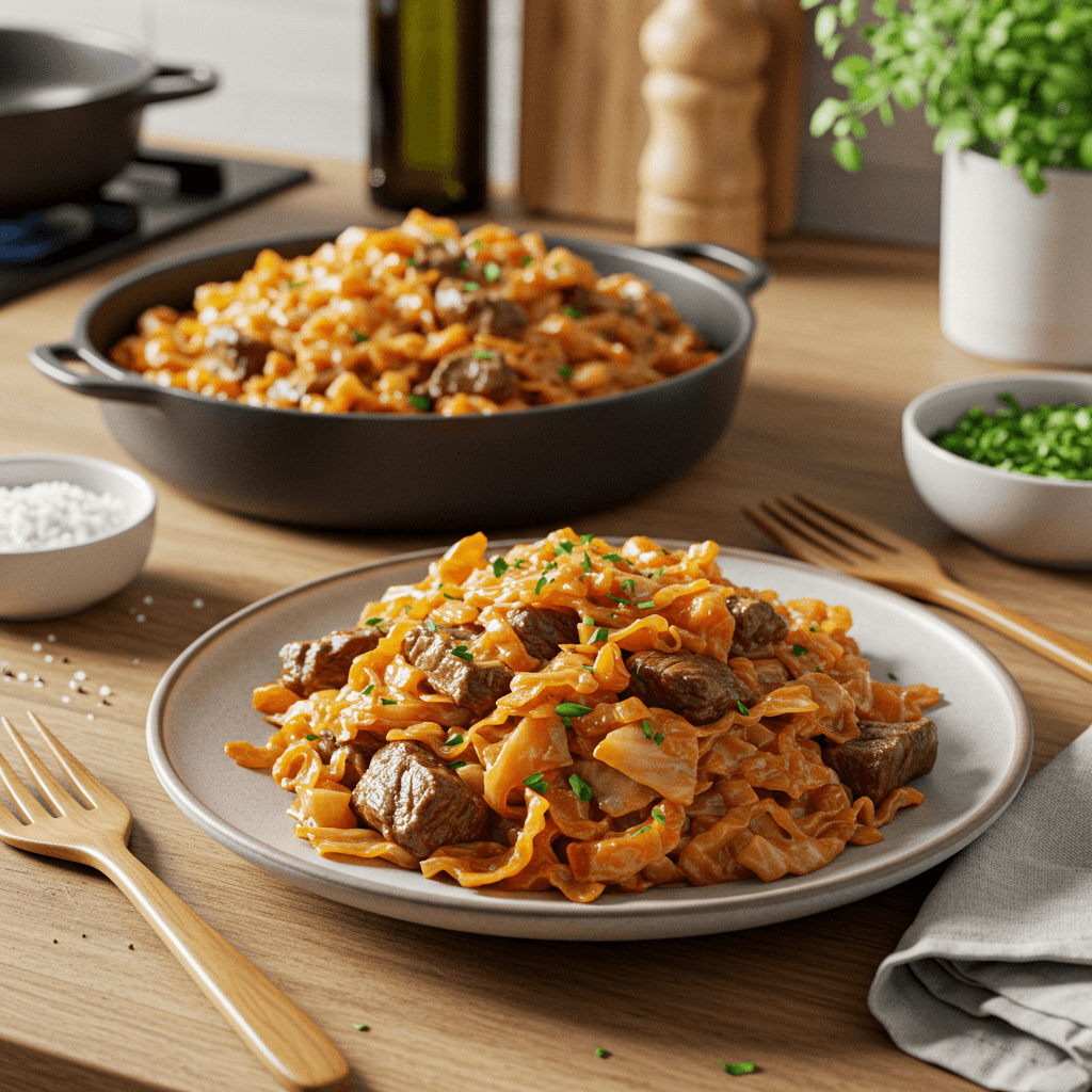 Savory Cabbage and Beef Stew