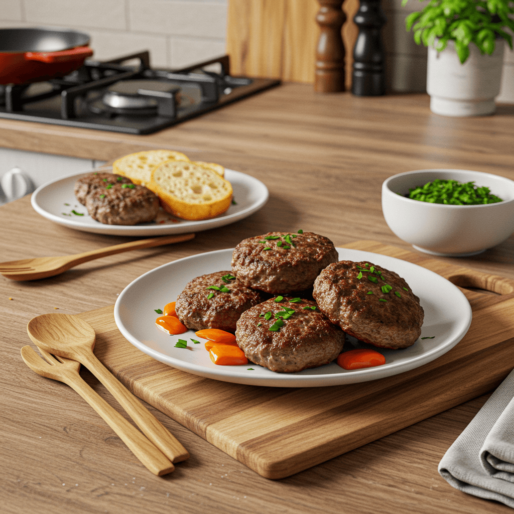 Savory Pan-Fried Beef Patties