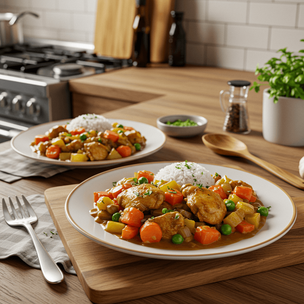 Savory Stove-Top Chicken and Vegetable Stew