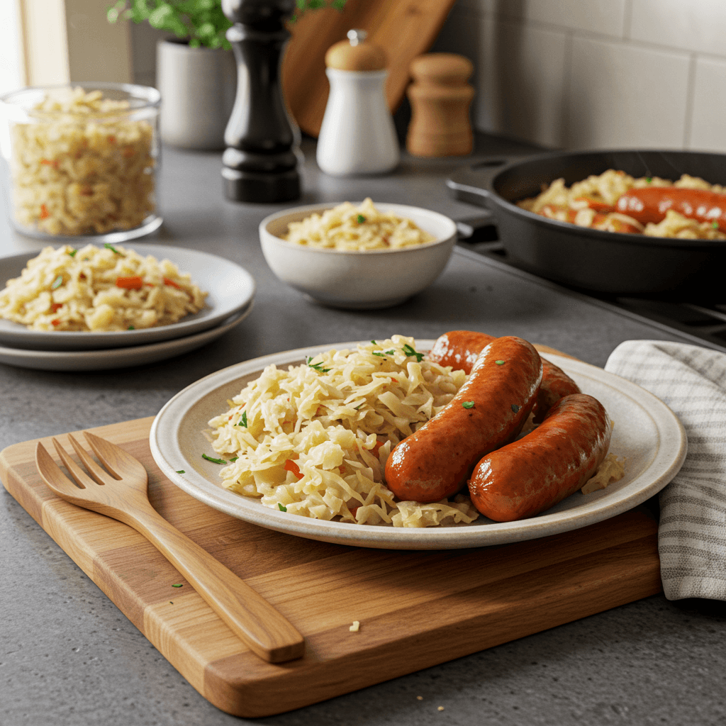 Savory Stove-Top Kielbasa and Sauerkraut Delight