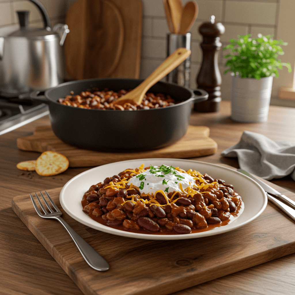 Slow-Cooked Chocolate Chili with a Spicy Twist