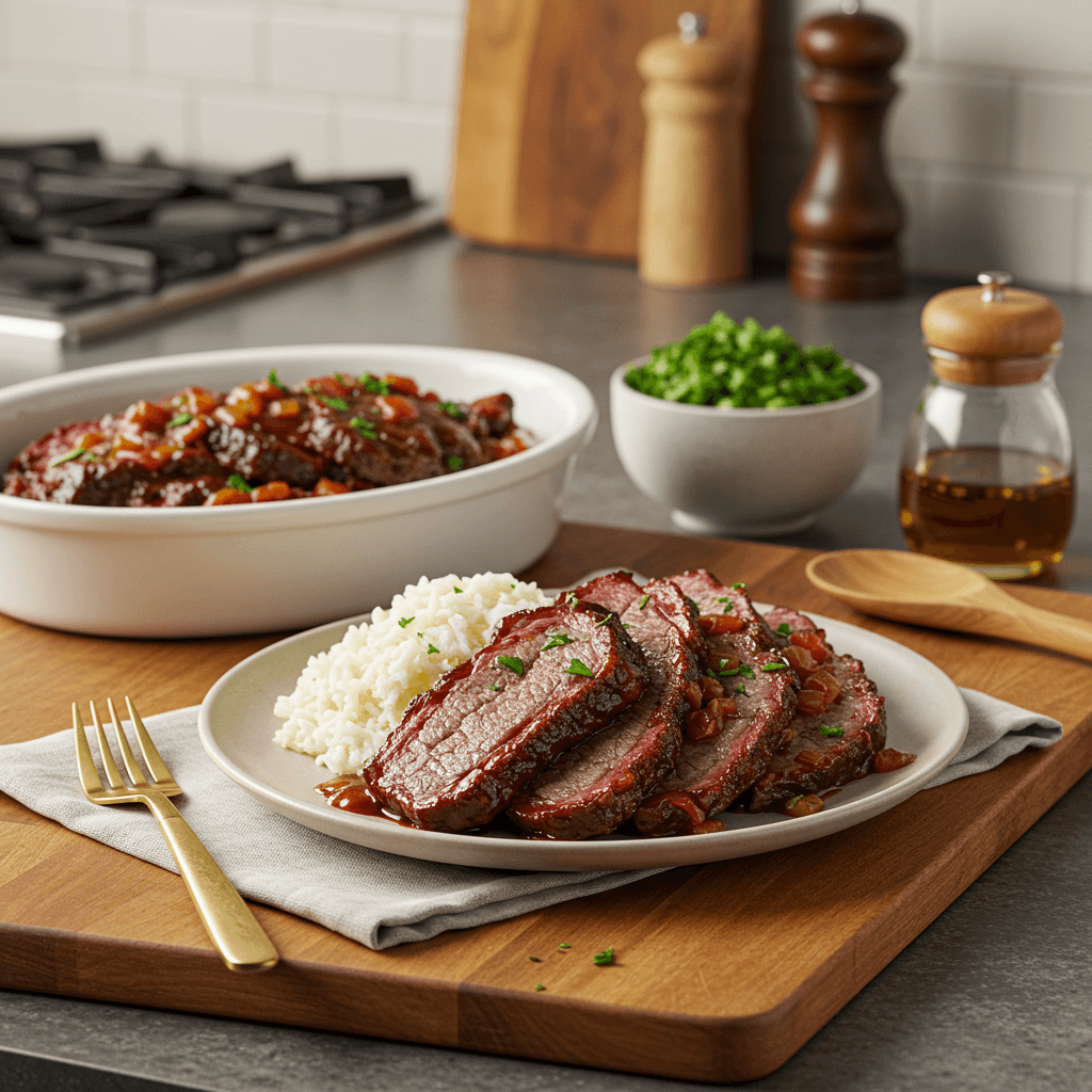 Succulent Crock Pot BBQ Brisket
