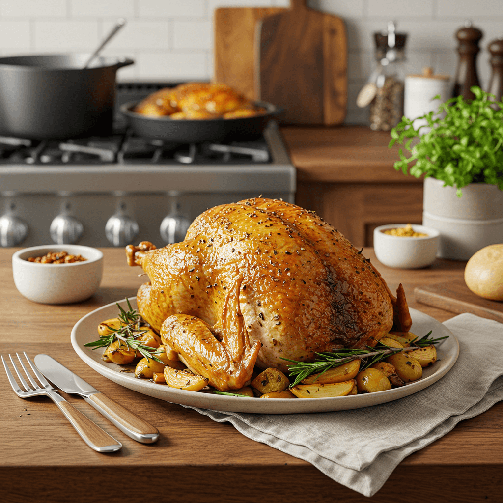 Succulent Herb-Roasted Turkey