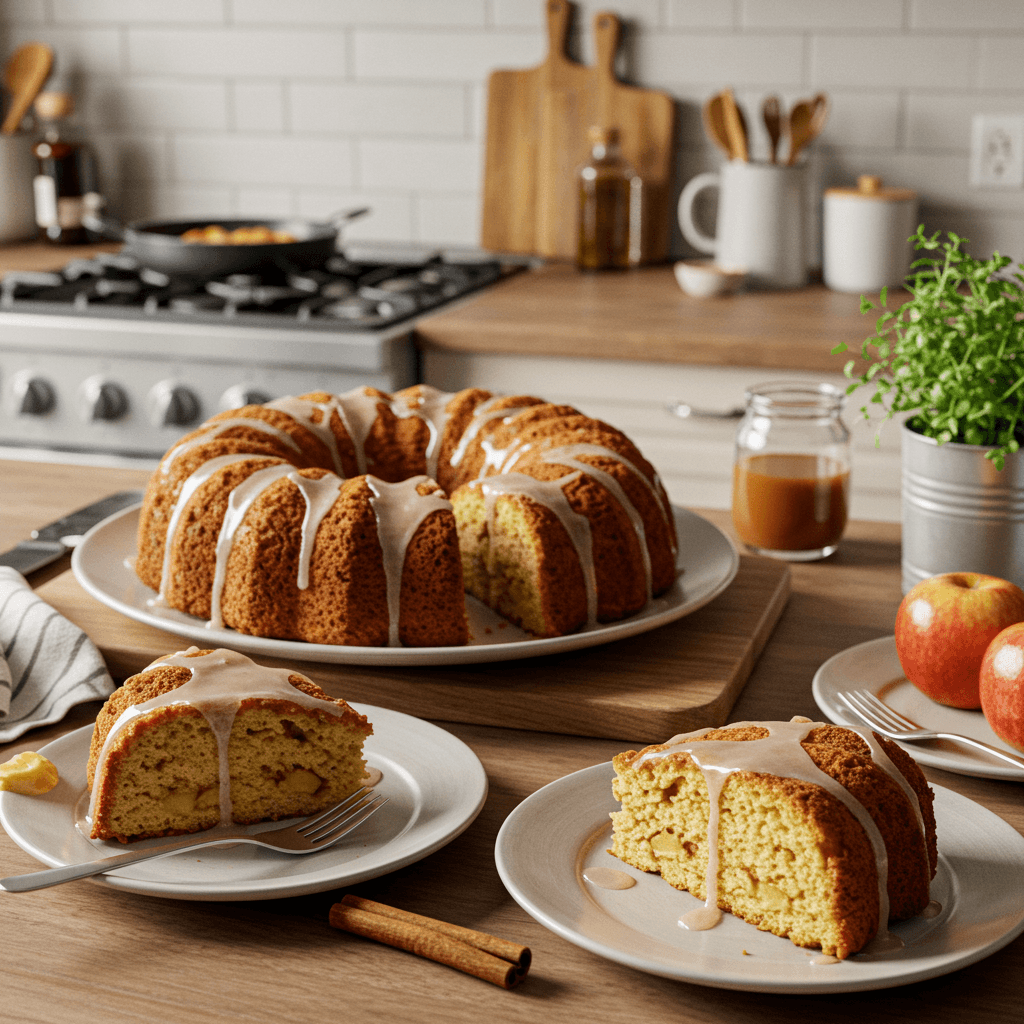 Ultimate Apple Spice Cake with Cinnamon Glaze