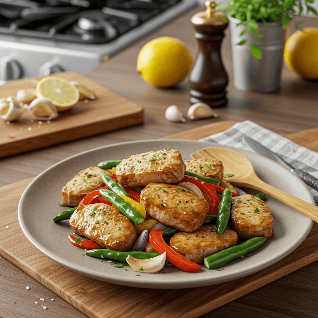 Zesty Citrus Garlic Pan-Fried Delight