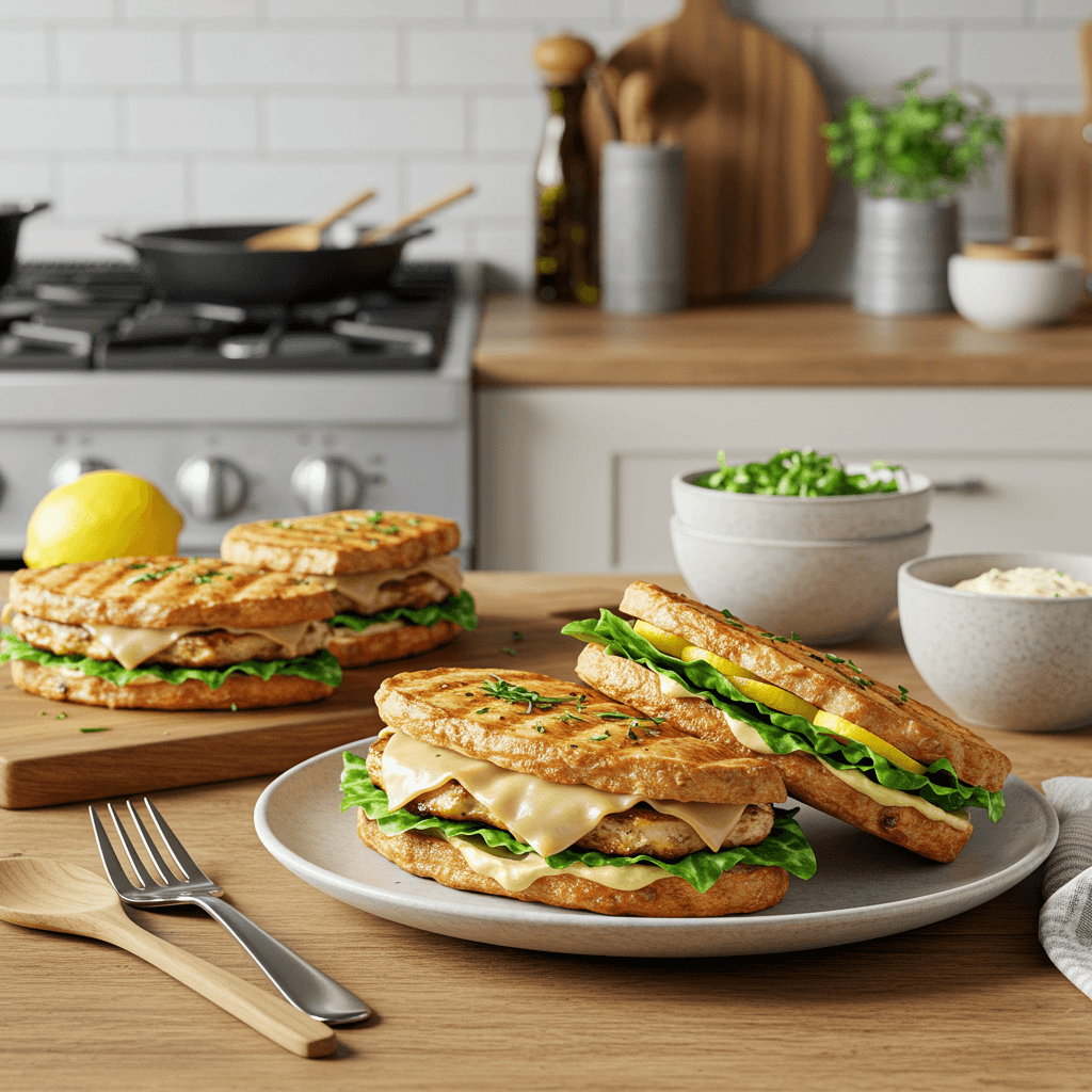 Zesty Lemon Herb Grilled Chicken Sandwich