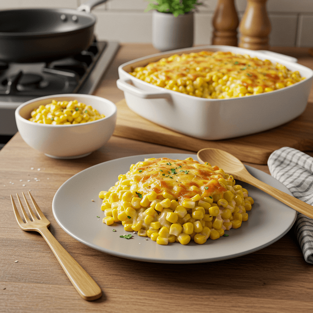 Delectable Corn Casserole Delight