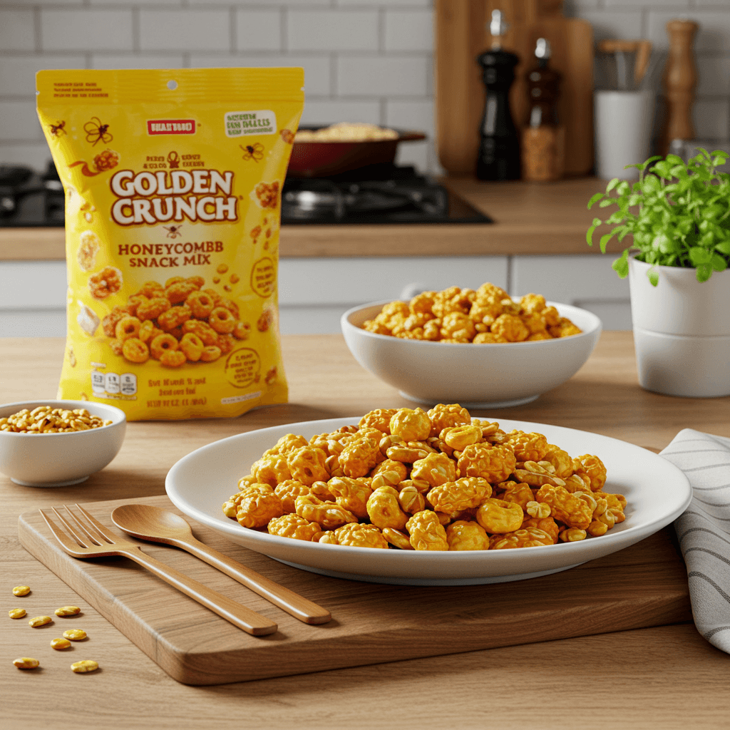 Golden Crunch Honeycomb Snack Mix