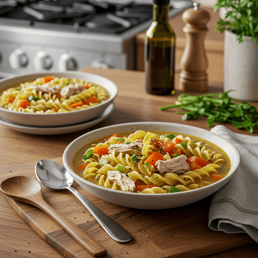 Hearty Stove-Top Chicken Noodle Soup