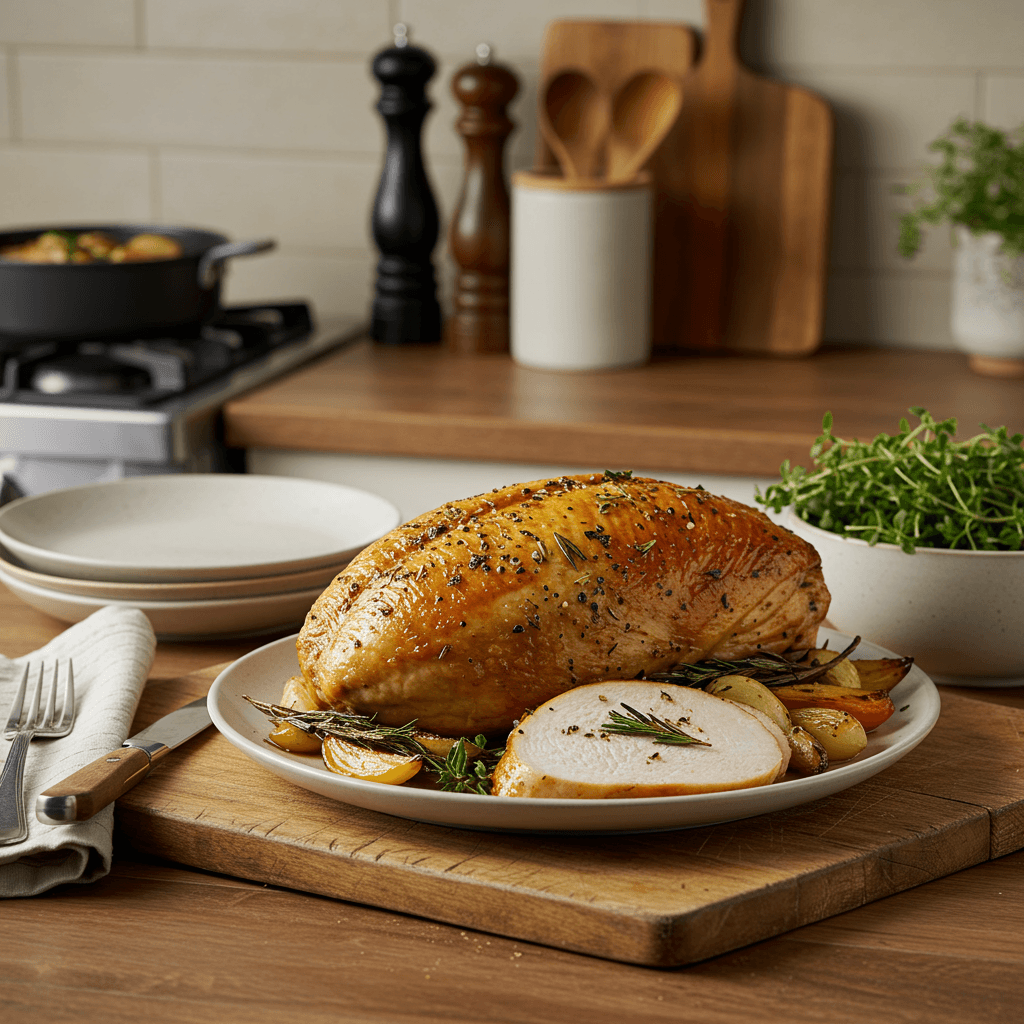 Succulent Herb-Roasted Turkey Breast